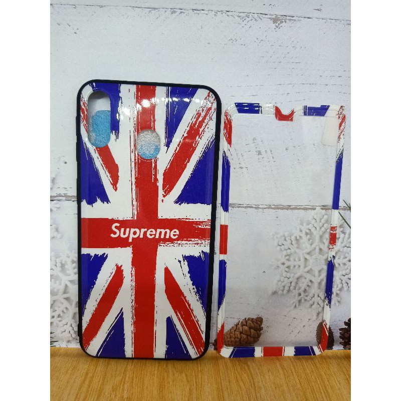 Softcase gambar Samsung+Temper glass M20