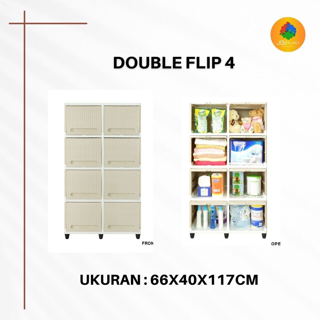 Laci Cabinet Plastik / Lemari Plastik club flip