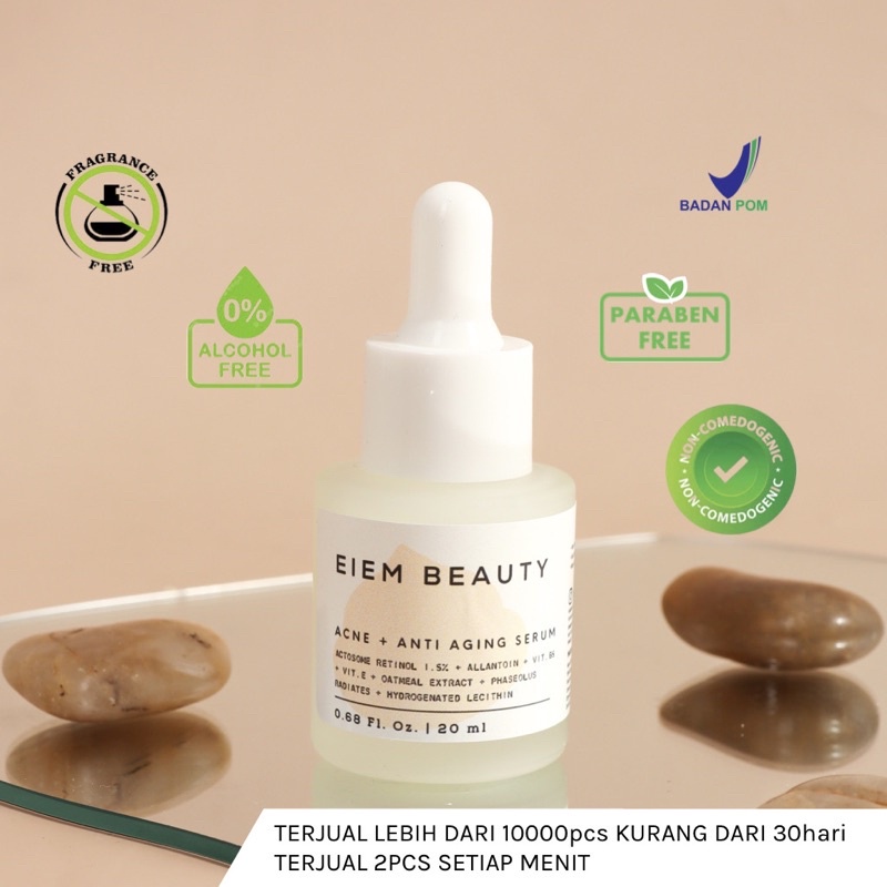 Eiem beauty Acne + Anti Aging actosome retinol 1.5% Serum Wajah 20ml BPOM