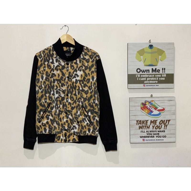 bomber varsity joy rich motif tutul second bekas