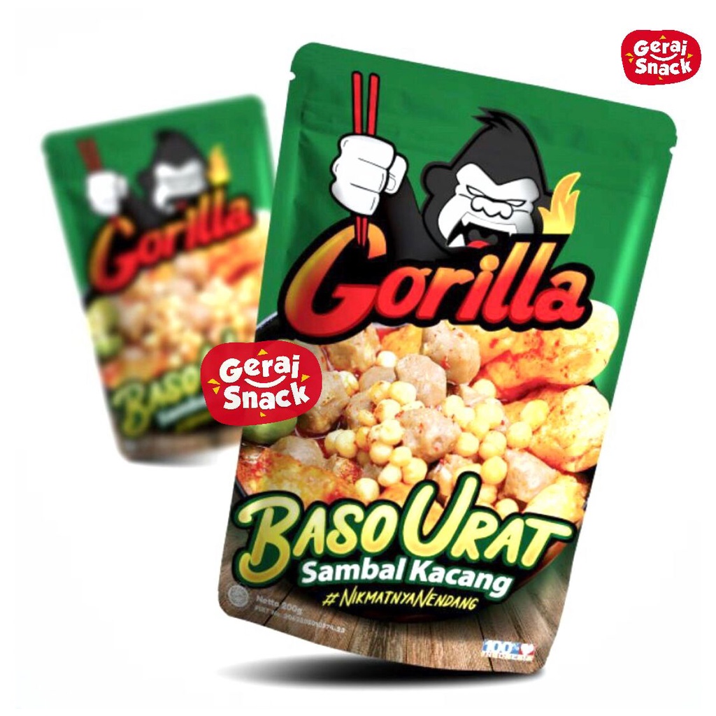 Baso Urat Sambal Kacang Gorilla Nikmatnya Nendang Khas Garut 200gr