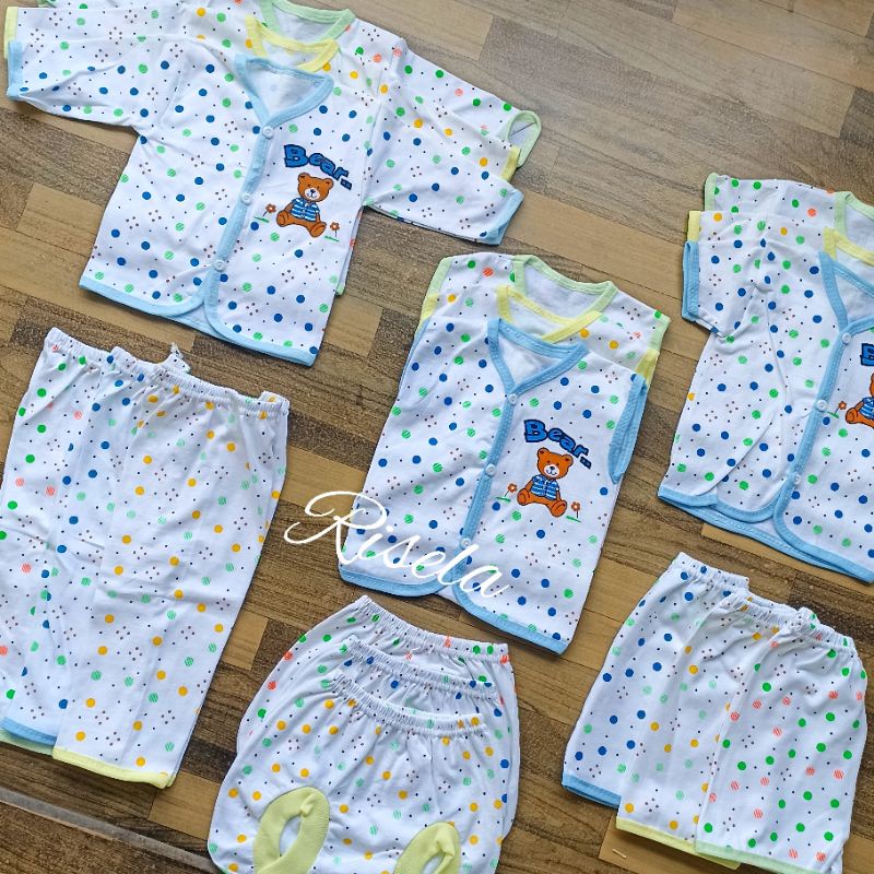 18 Pcs Paket Hemat Baju Bayi Baru Lahir Set Newborn