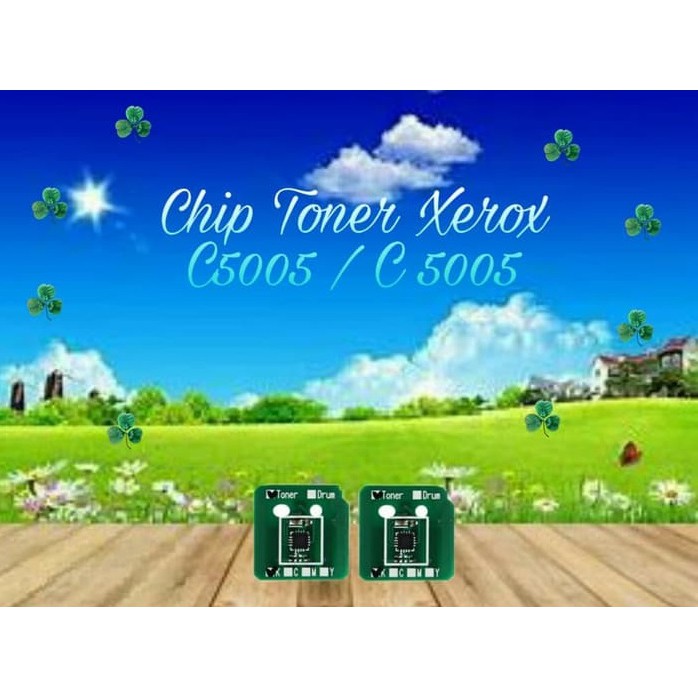 Chip Toner Xer DocuPrint DP C5005 C5005D C-5005 5005D