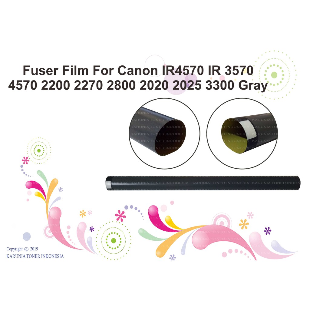 Fuser Film For Canon IR4570 IR 2200 2270 2800 2025 3570 4570 3300 Gray