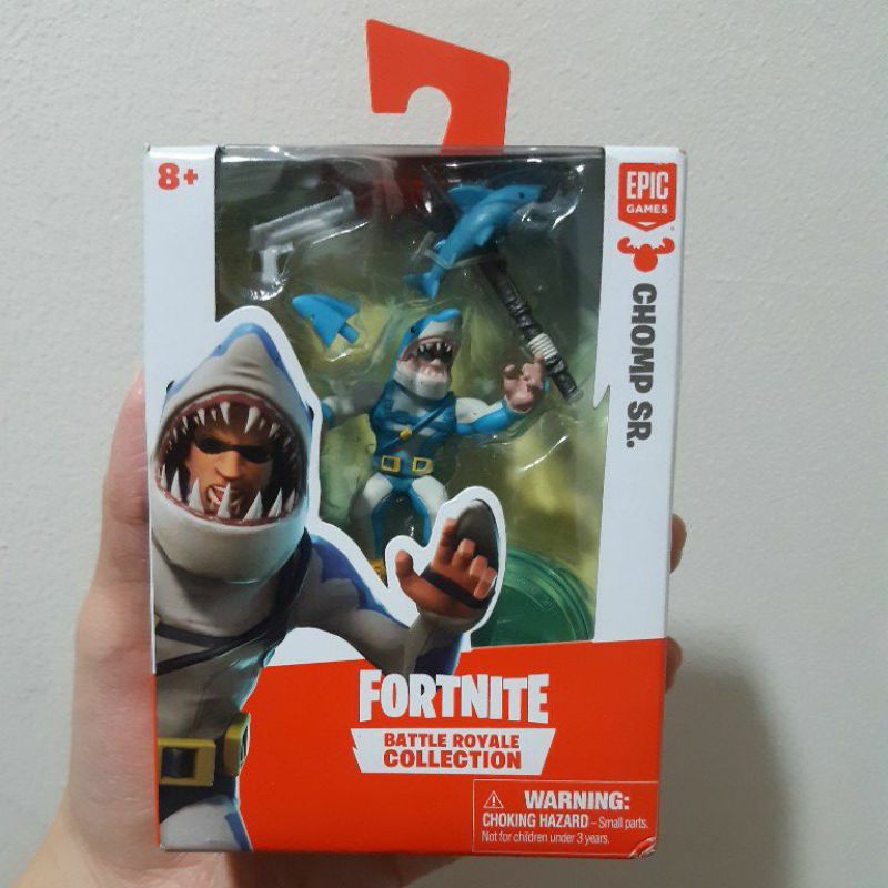 Fortnite Battle Royale Collection Mini Figure Chomp Sr Shopee Indonesia