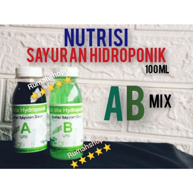 nutrisi hidroponik AB mix  Nutrisi ABmix sayuran nutrisi ABmix hidroponik pupuk hidroponik pupuk say