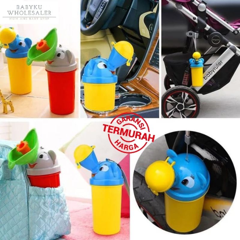 Pispot anak portable / travel potty toilet / botol tempat pipis anak