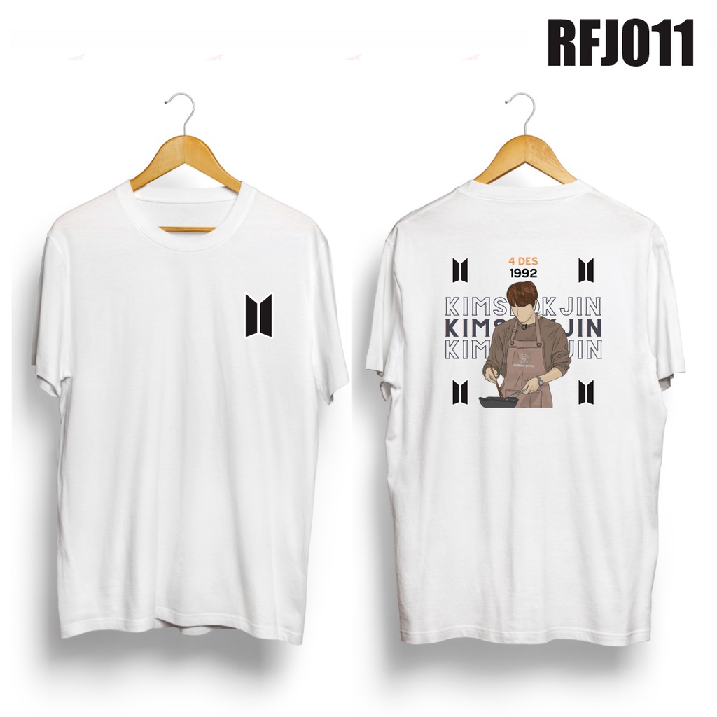 MURAH!!! KAOS KPOP KIM SEOKJIN RFJ011 COMBED 30S