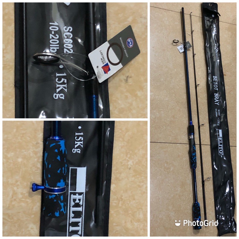 Joran Carbon Solid Buntu 10-20Lb / Kapasitas 15kg Iroly Elito Betot Bray 180cm