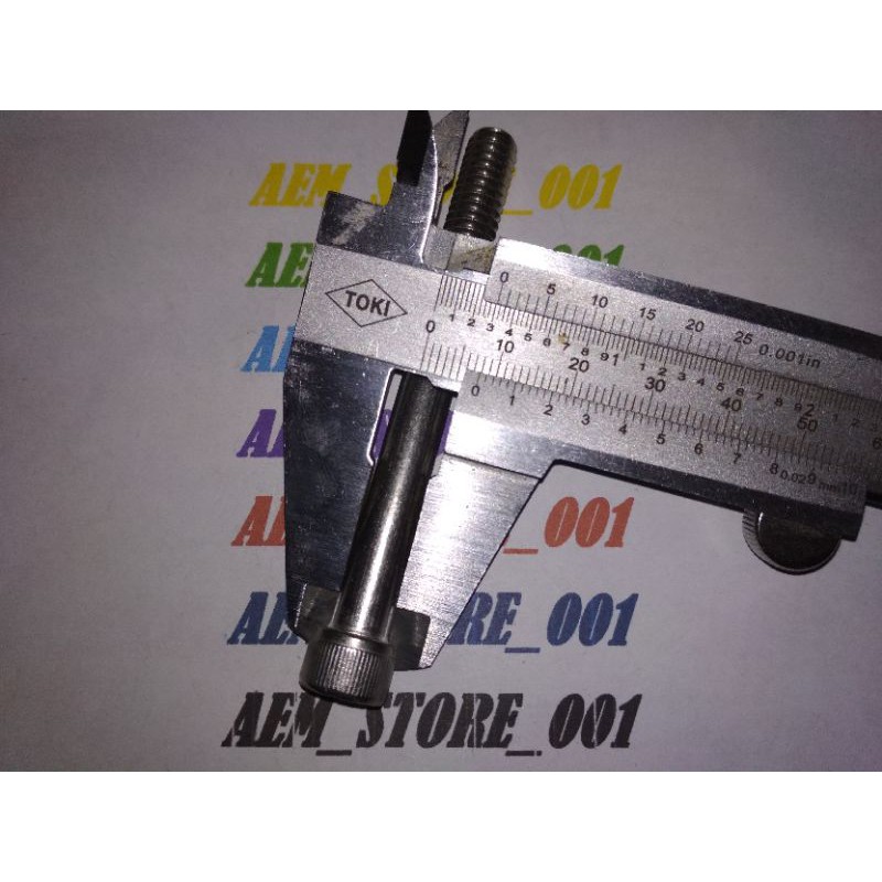 baut L inchi 5/16 x 3 (8mm x 75mm) stainless 304