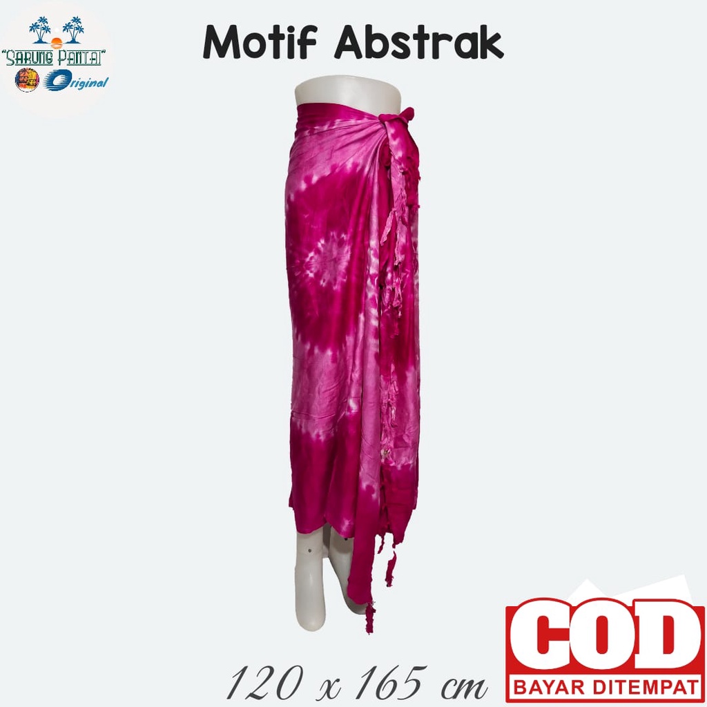 Grosir Sarung Pantai Abstrak Katun Rayon 160/120 cm Rumbai Sembilan Mode