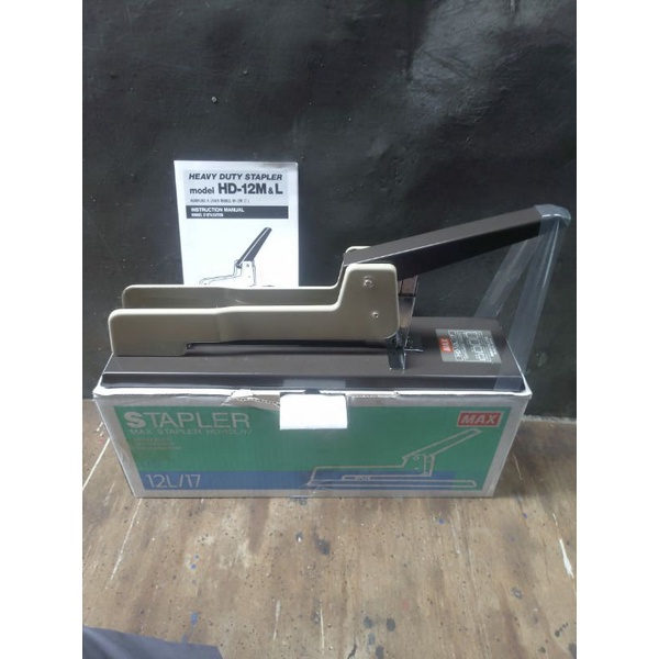 MAX STAPLER HD - 12L/17 stapler jilid buku ukuran besar