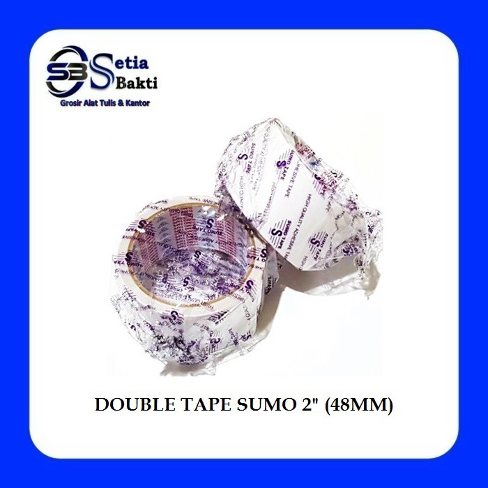 

SUMO TAPE - Double Tape 2 Inch - 48 mm x 12 Yard - 1 Pcs