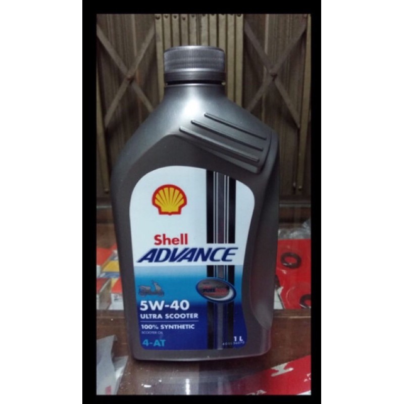 Oli Shell Ultra Oli Shell Matic Full Synthetic Oli Shell Advance Ultra 5W-40 1Liter Original ASLI (belum bisa scan barcode)