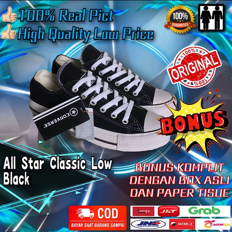 Sepatu All Star Converse All Star Chuck Converse 70s Black Sepatu Converse Pria All Star Original