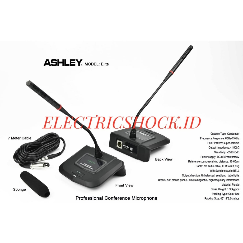 Mic Meja Ashley Elite (Original)