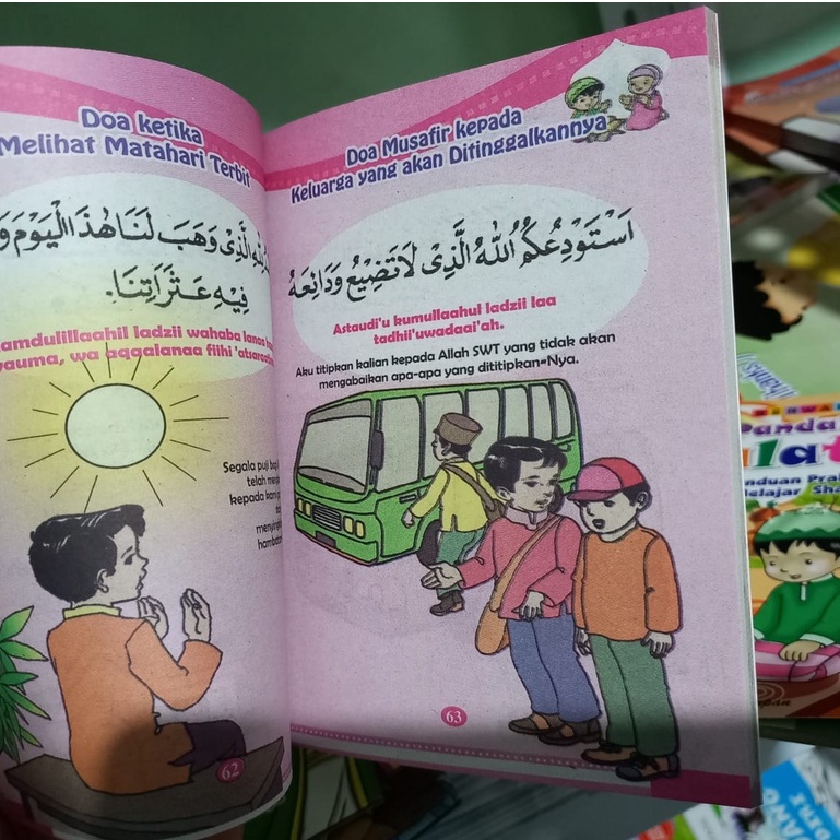 Aku Pandai Berdoa Pandai Shalat Warna Buku Panduan Do'a Sehari hari Untuk Anak Dengan Gambar