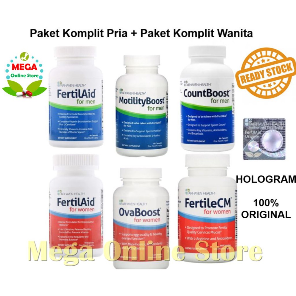 Paket Pria dan Wanita : Fertilaid Combo Complete 1