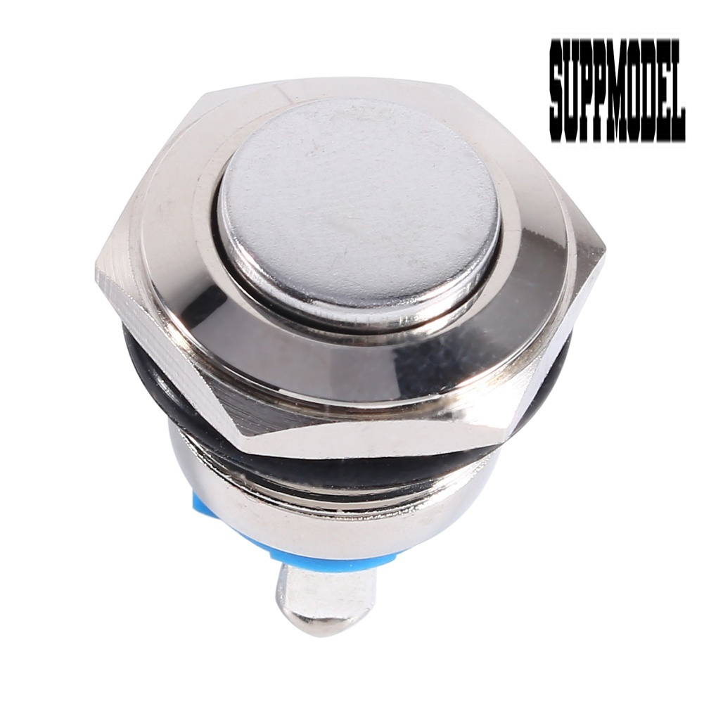 Tombol Tekan ON / OFF Klakson Mobil 12V 16mm Bahan Metal Anti Air