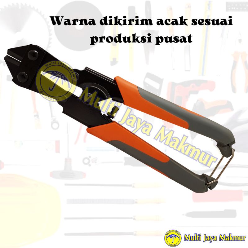 Gegep Gunting Beton Kawat Besi Nikel Rantai/ Pemotong Baja Mini Bolt Cutter