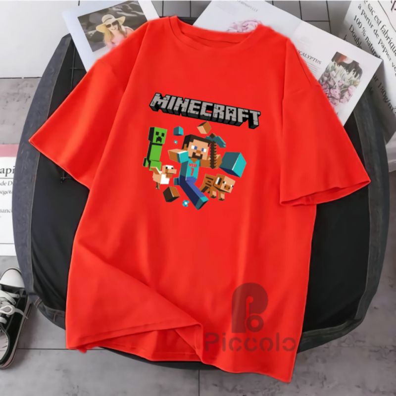 baju kaos anak minicraf unisex bahan premium