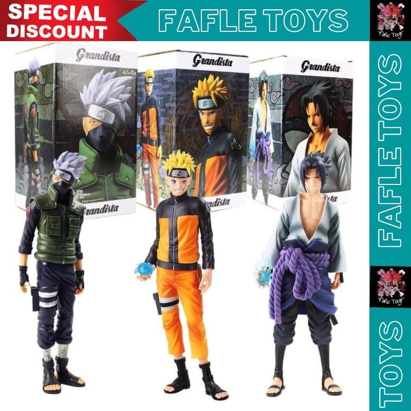 Naruto Grandista / Sasuke Grandista / Kakashi Grandista / Action Figure Naruto / Action Figure Anime