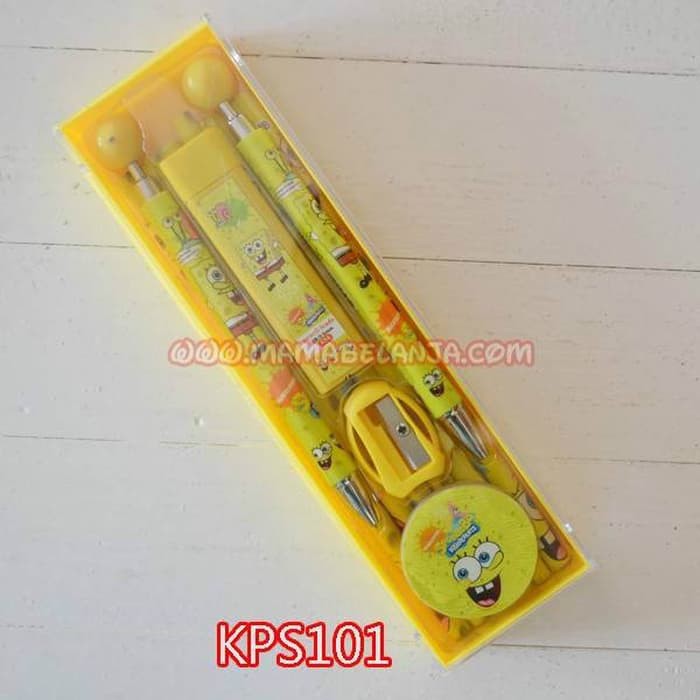 

KPS101 Kotak Pensil / Kotak Pensil Set isi - Spongebob