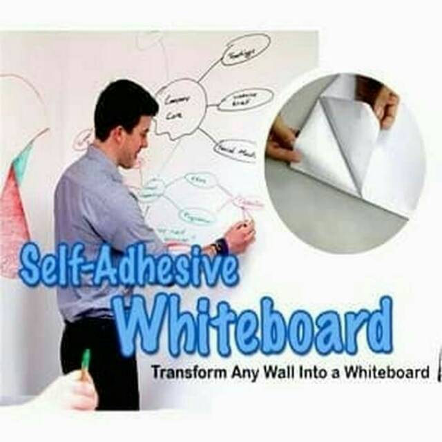 

Wallpaper papan tulis putih whiteboard good quality