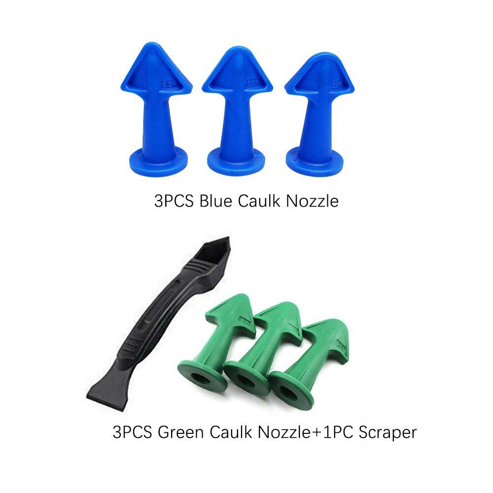 Chookyy 3in1 Sealant Nozzle Silicone Spatula Alat Pembersih Nat Scraper