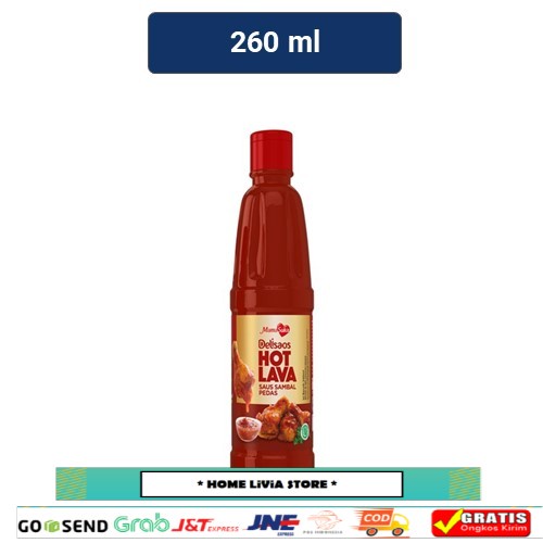 

Delisaos Saus Hot Lava 260 ml