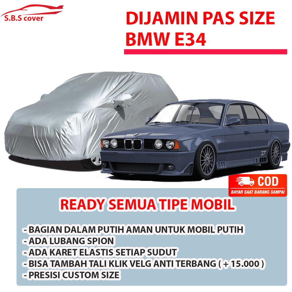 bmw e34 Body Cover Mobil bmw Sarung MObil bmw e34/bmw e36/bmw e46/bmw e60/bmw e30/hyundai accent/hyundai avega