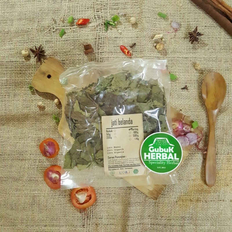 

DAUN JATI BELANDA KERING 1 KG - Sonchus Arvensis - MURNI - JSR - REMPAH