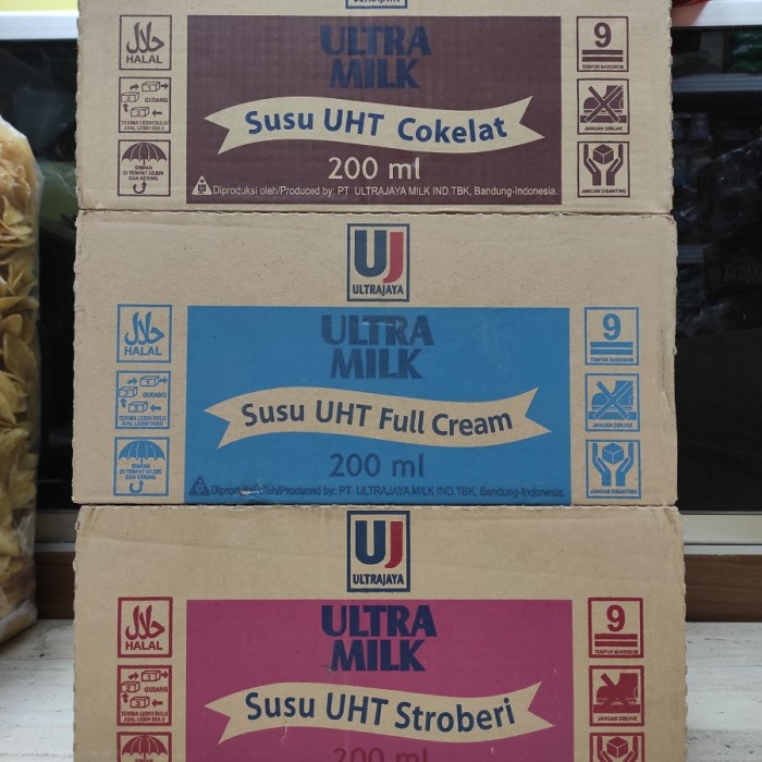 

Susu Ultra 200 ml (1 dus isi 24 pcs) Coklat