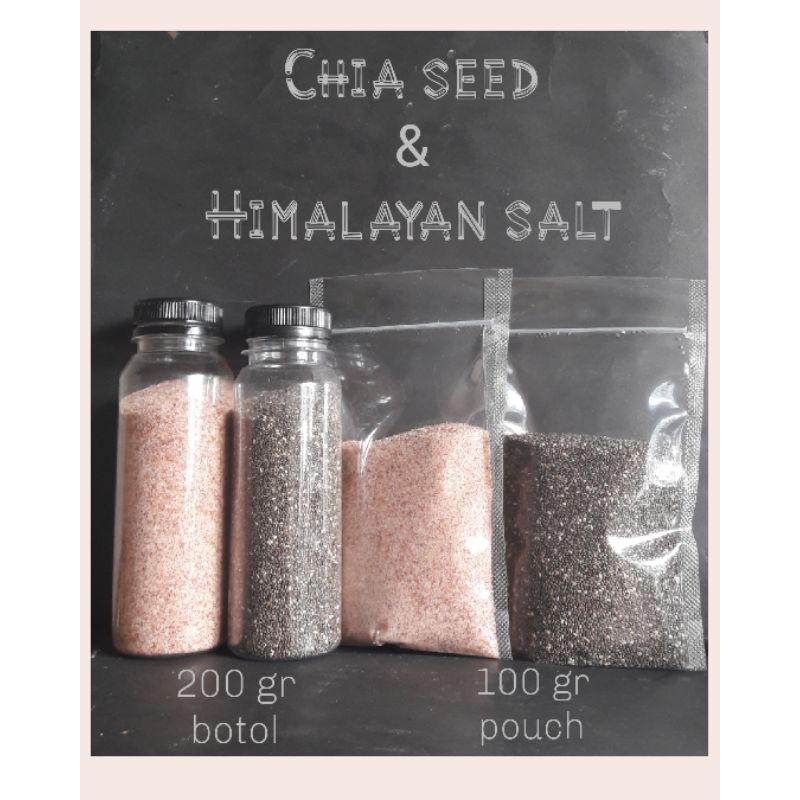 

SUPERFOOD CHIA SEED HIMALAYAN SALT BOTOL & POUCH