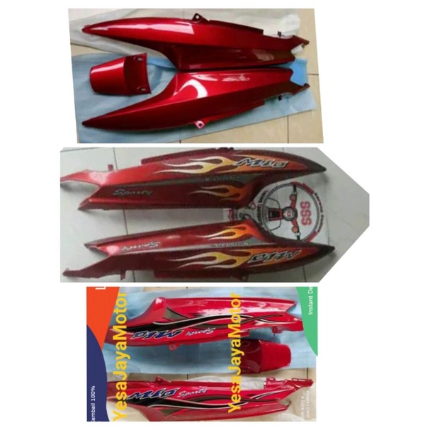 BODY BELAKANG MIO SPORTY MERAH MAROON