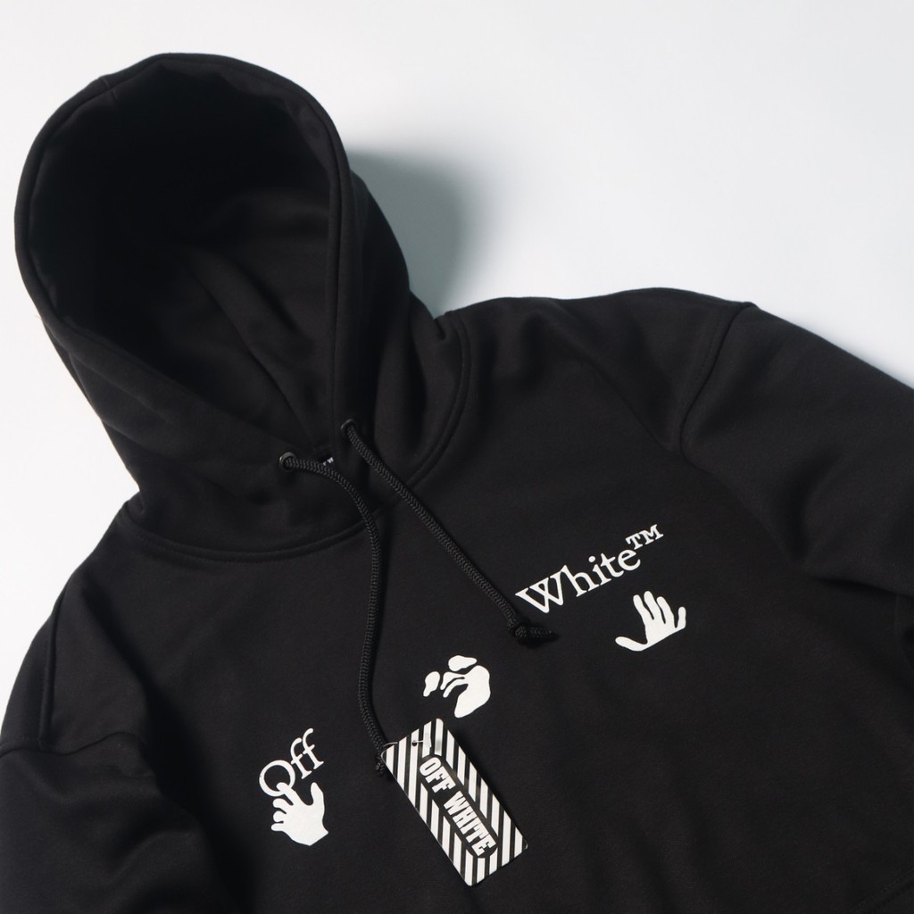 JAKET SWEATER HOODIE FS OF WHITE BLACK MARKER UNISEX PREMIUM QUALITY