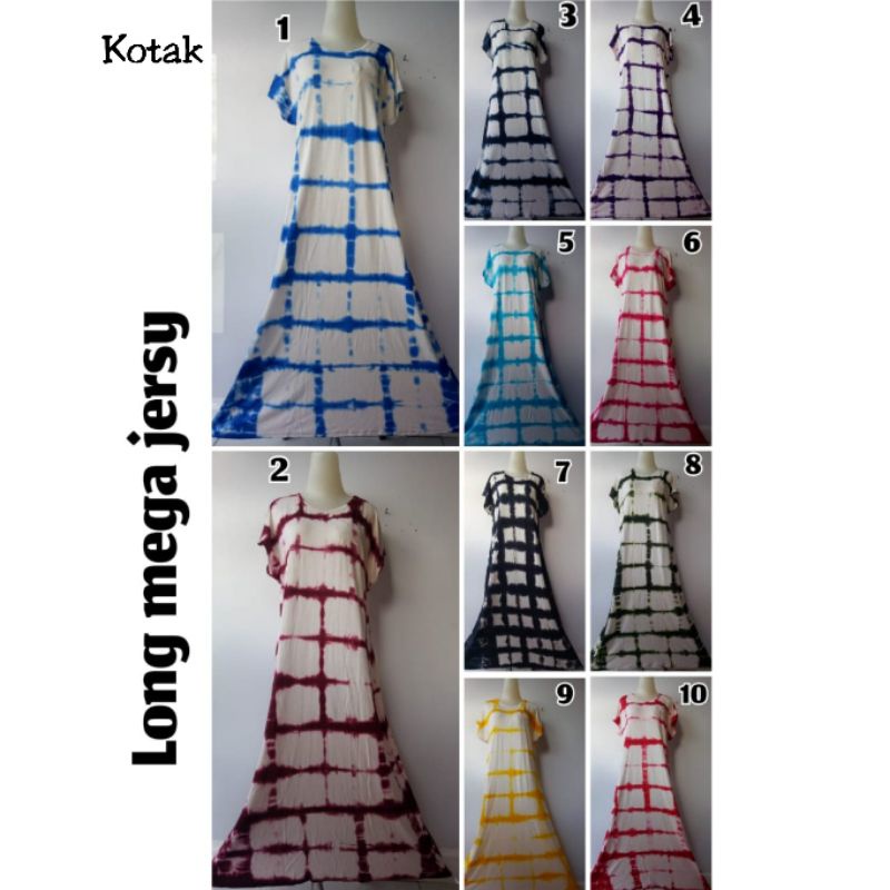 Daster Mega Jersey Bali Panjang Lingkar