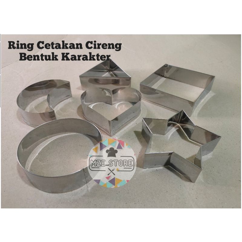 RING CUTTER CETAKAN CIRENG / ROTI BURGER