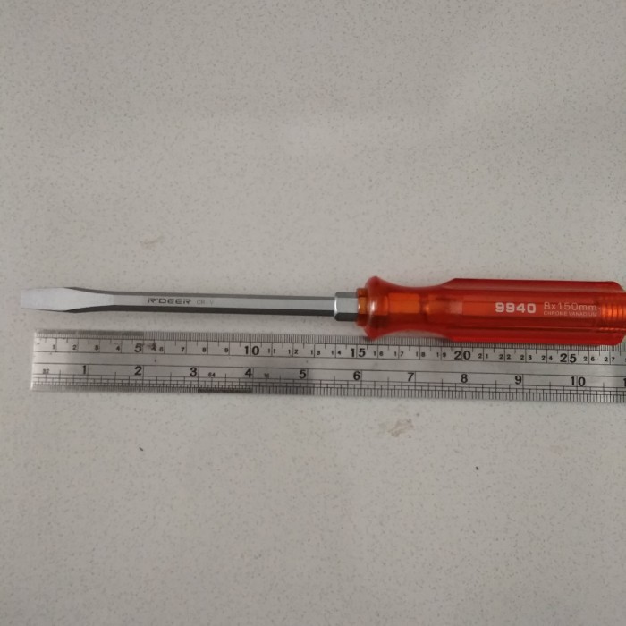 RDeer Obeng Ketok Minus 8x150mm