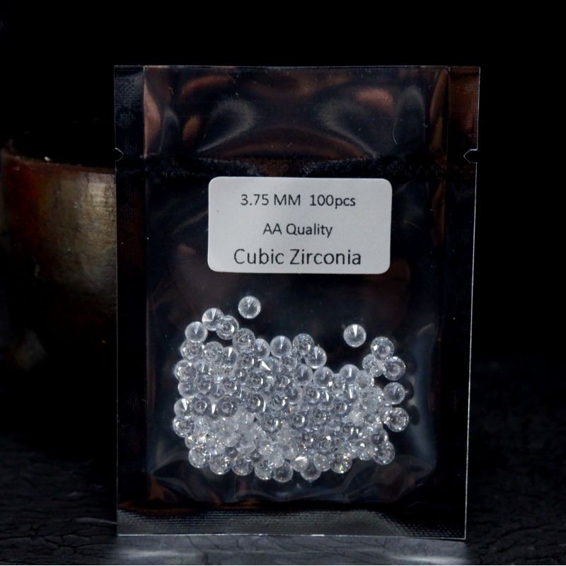 A2 / AAA - Lokal Quality 50-1000pcs 1mm - 3.0mm - 6.0mm Cubic Zirconia Permata Sirkon