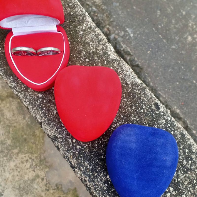 Box cincin Love / Box cincin bludru / Box cincin couple