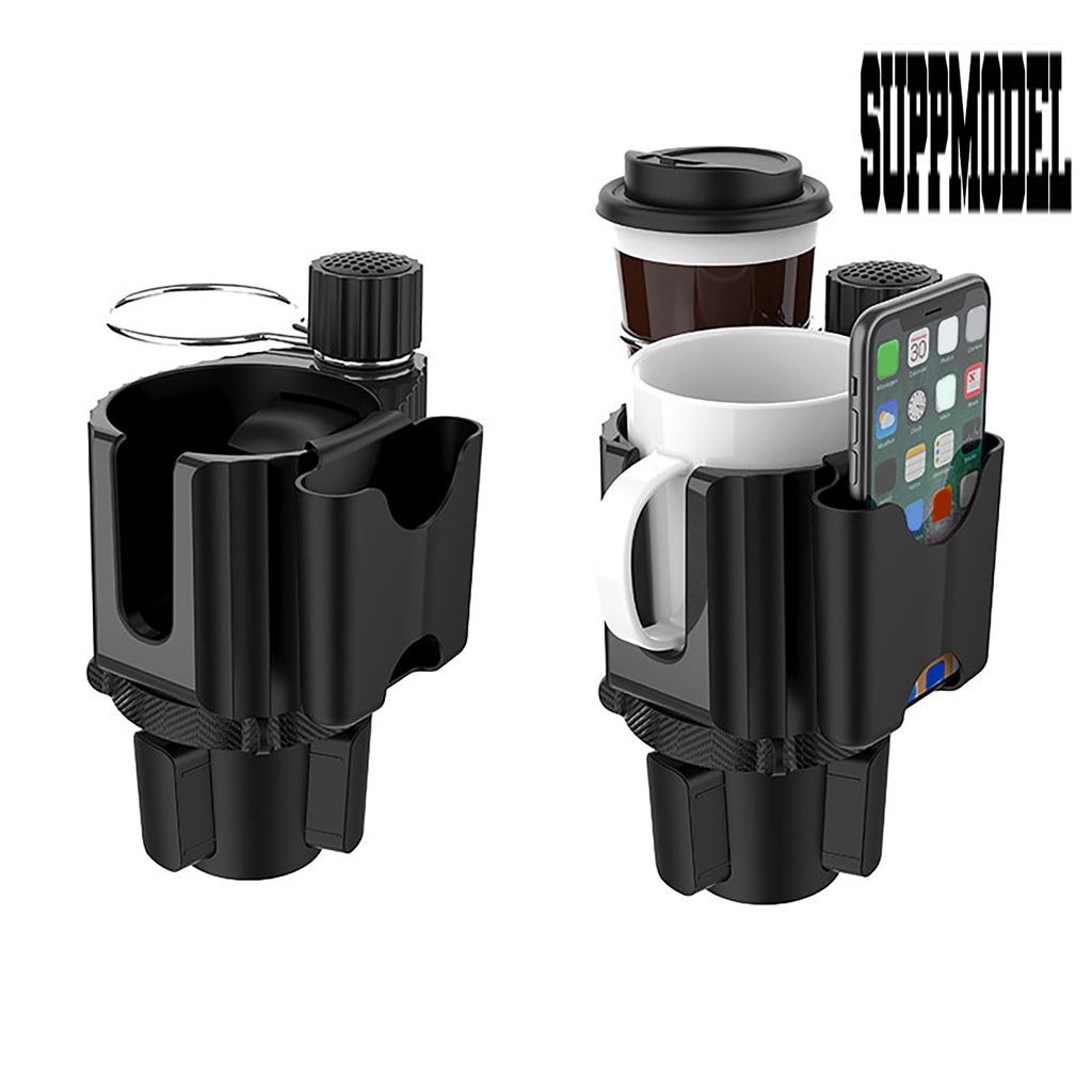 4in1 Cup Holder Aromaterapi / Minuman / Kopi / Snack Multifungsi Adjustable Untuk Mobil