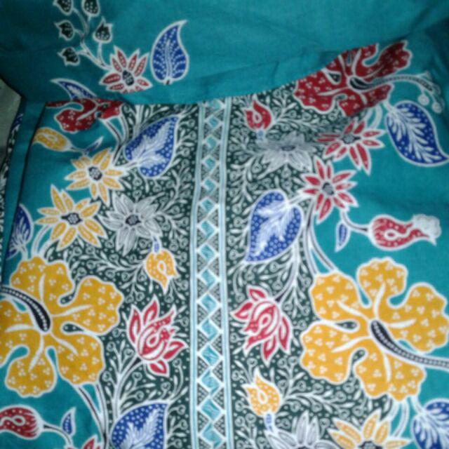 Tunik Batik Pakaian Wanita Kerja09