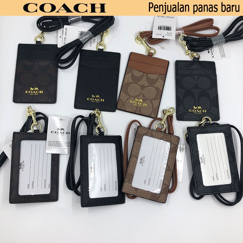 

【Pengiriman cepat】COACH DIY klasik/ lanyard/Harga spesial/ Kartu kerja/tag/name tag holder