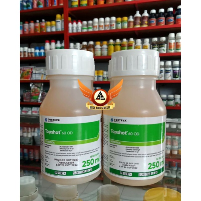 Topshot 60OD 250ml Herbisida | racun rumput gulma untuk tanaman padi sawah / padi tabela