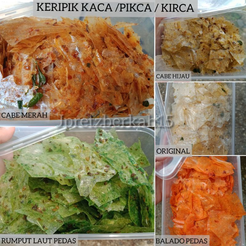 

CEMILAN KERIPIK KACA 100 GRAM KEMASAN BOX