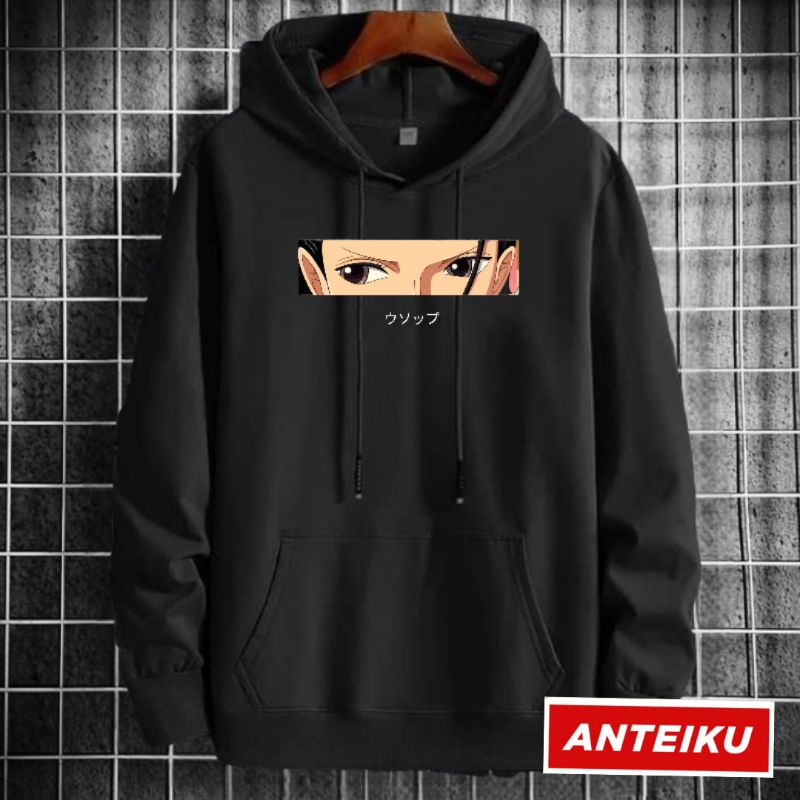 [Best Seller] Hoodie Anime One Piece Monkey D Luffy Fleece Pria Wanita M-XXL