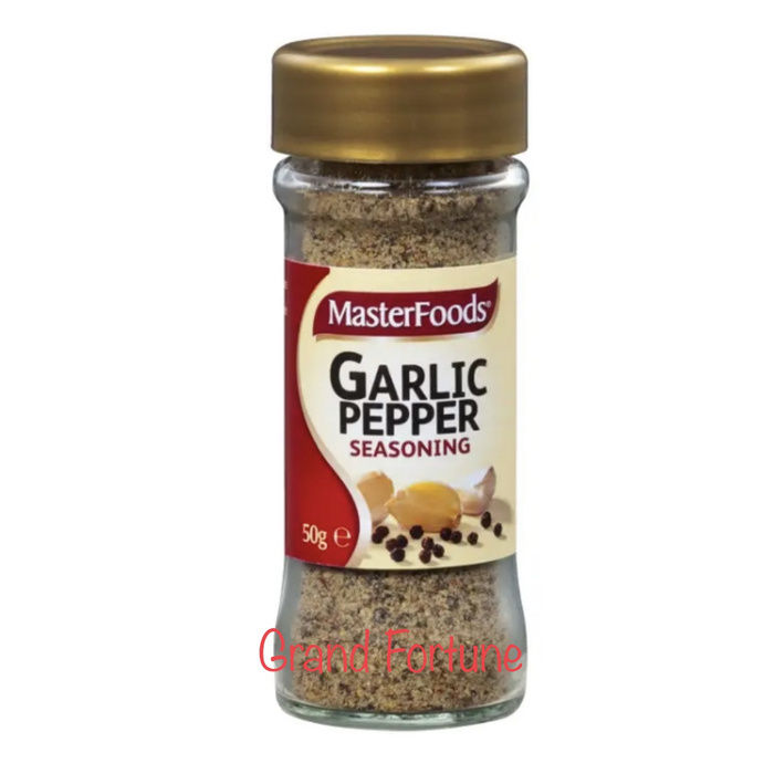 

Roxx.ea - .ea - .ea - Masterfoods Garlic Pepper 50 Gr Bubuk Bumbu Dapur Merica Bawang Putih