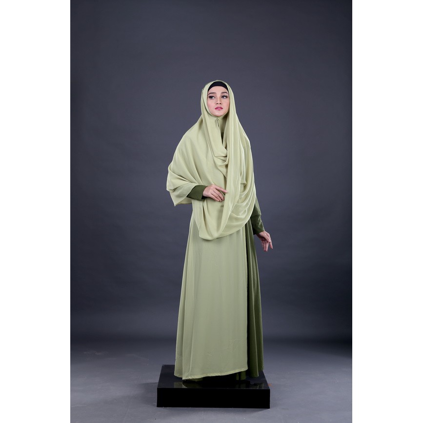 Busana Muslim Wanita Gamis Branded Premiumgf Baju Gamis Hijau Muslim