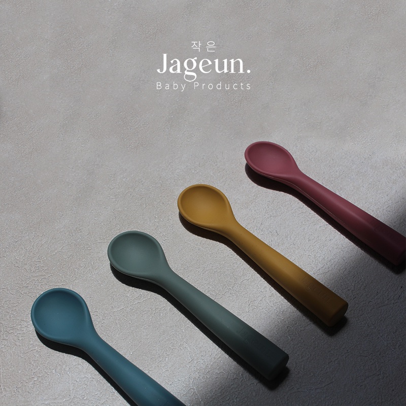 JAGEUN Premium Silicone Baby Spoon | Sendok Makan MPASI Bayi Silikon